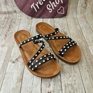 Women's Cushionaire Sandals Black Size 7M
